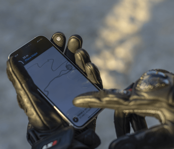 LS2 Spark II Leather Black/H-V MAN